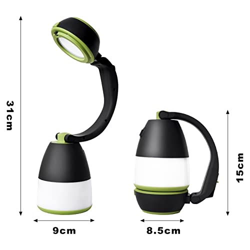 ADAZ Lampada LED Campeggio Ricaricabile - Torcia