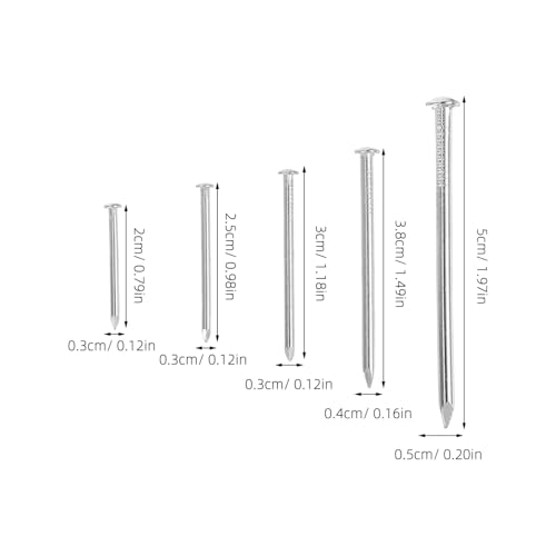 Image of Wall Hanging Nails Kit Decorative Hardware Nails for Wall Mounting Drywall for Picture Frames and Decor