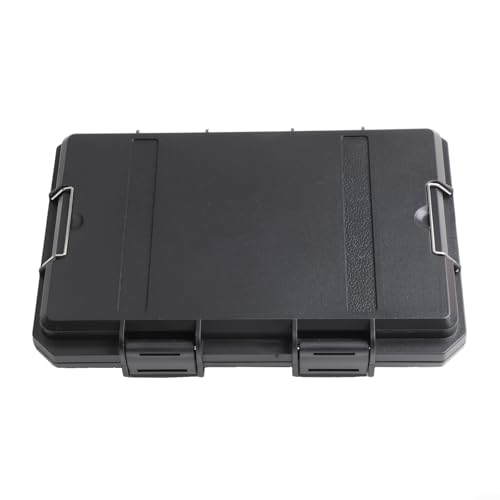 Caja de herramientas sellada impermeable para guardar cámaras, lentes y otros instrumentos delicados (negro)
