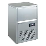 GastroHero Eiswürfelbereiter ECO 40 kg Vollwürfel Eiswürfelmaschine Edelstahl Eismaschine 40 kg/24h Eisbereiter Gastro luftgekühlt Vorratsbehälter 10 kg