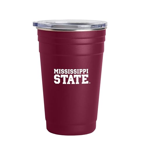 Image of Logo Brands NCAA 22 oz Stainless Steel Tailgate Cup -Double Wall Vacuum-Sealed Durable For Hot & Cold Drinks, Perfect for Gameday & Tailgating