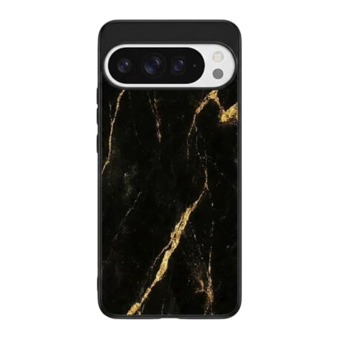 Image of MILLION CASES Cracklight Noir Spectra Case for Google Pixel 8a, Google Pixel 8a Back Cover Case(2024) - PC | Midnight Black