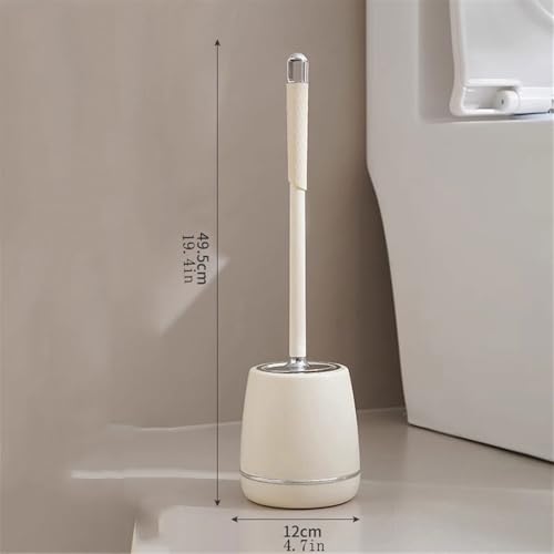 Brosse de toilette avec support à séchage rapide et tête ronde anti-odeur - 3