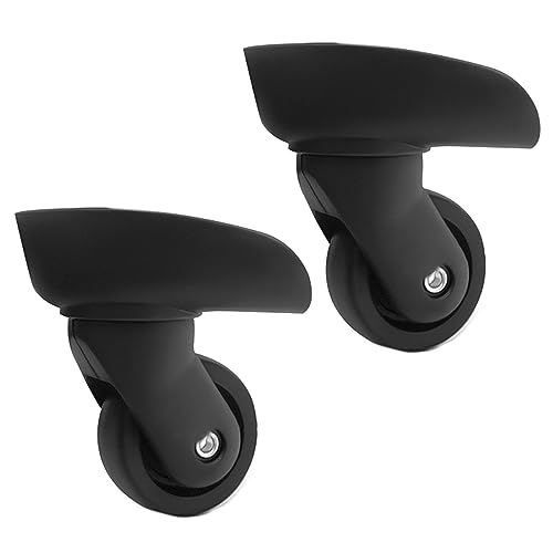 1Pair Luggage Suitcase Replacement Wheel Roller Hardware Repairing 360 Degree Caster Heavy Duty Wheel