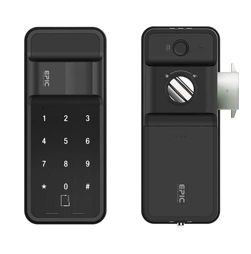 Epic ES-F500H Smart Door Lock Fingerprint,PIN Number,RFID Card 