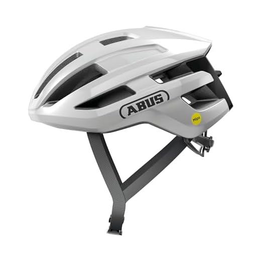 ABUS Casco de ciclismo de carretera PowerDome MIPS - casco de ciclismo ligero con sistema de ventilación inteligente y protección contra impactos - Made in Italy - para hombre y mujer