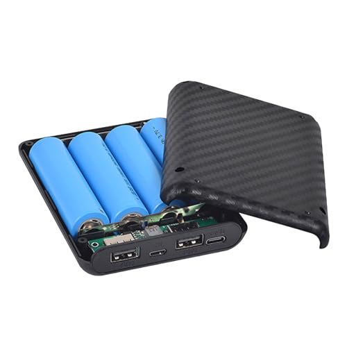 Uitndvyte 4x18650 Power Shells Outer Cover Mobile Shells Storage Box Lightweight and Use