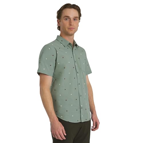 Billabong Men's Small Mark Short Sleeve Woven Button Down Shirt3