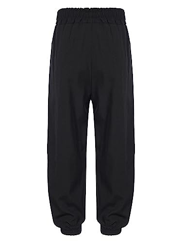 Kids Boys Girls Trousers Jogging Tracksuit Bottoms Elastic Waist Dance Harem Pants Athletic Sweatpants2