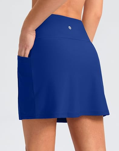 Image of G Gradual Women's 16 inch Swim Skirt with Pockets High Waisted Tummy Control Modest Swimsuit Bathing Suit Bottoms for Women