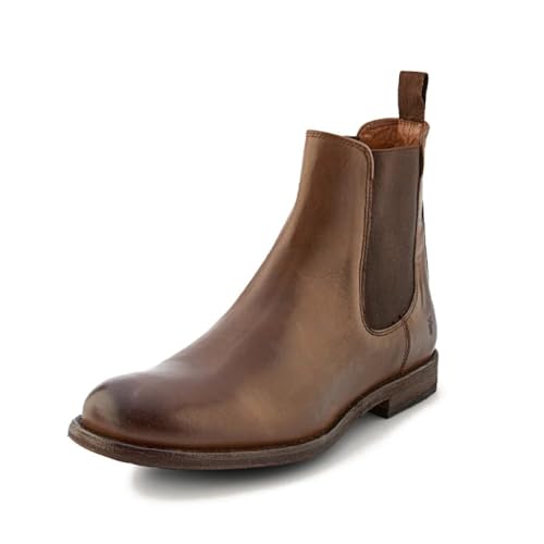 Image of Frye Tyler Chelsea Boots for Men Designed with Flexible Blake Construction and Elasticated Side Panels, Comfort Footbed and Full Leather Lining - 6 inch Shaft Height
