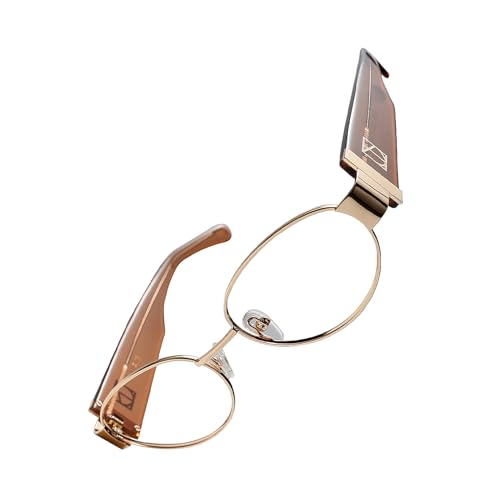 TIJN Square Metal Blue Light Glasses for Woman Men, Acetate Frame Bluelight Blocking Glasses, Talani