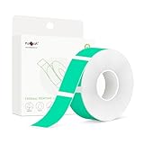 PARLAIM Aqua Label Maker Tape, 30 X 14mm (1/2' X 1 1/8') 210PCS Self Adhesive Thermal Sticker Paper Compatible with D30