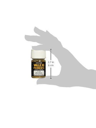 Vallejo 30 ml Pigments - Natural Sienna, Natural Siena - Image 2