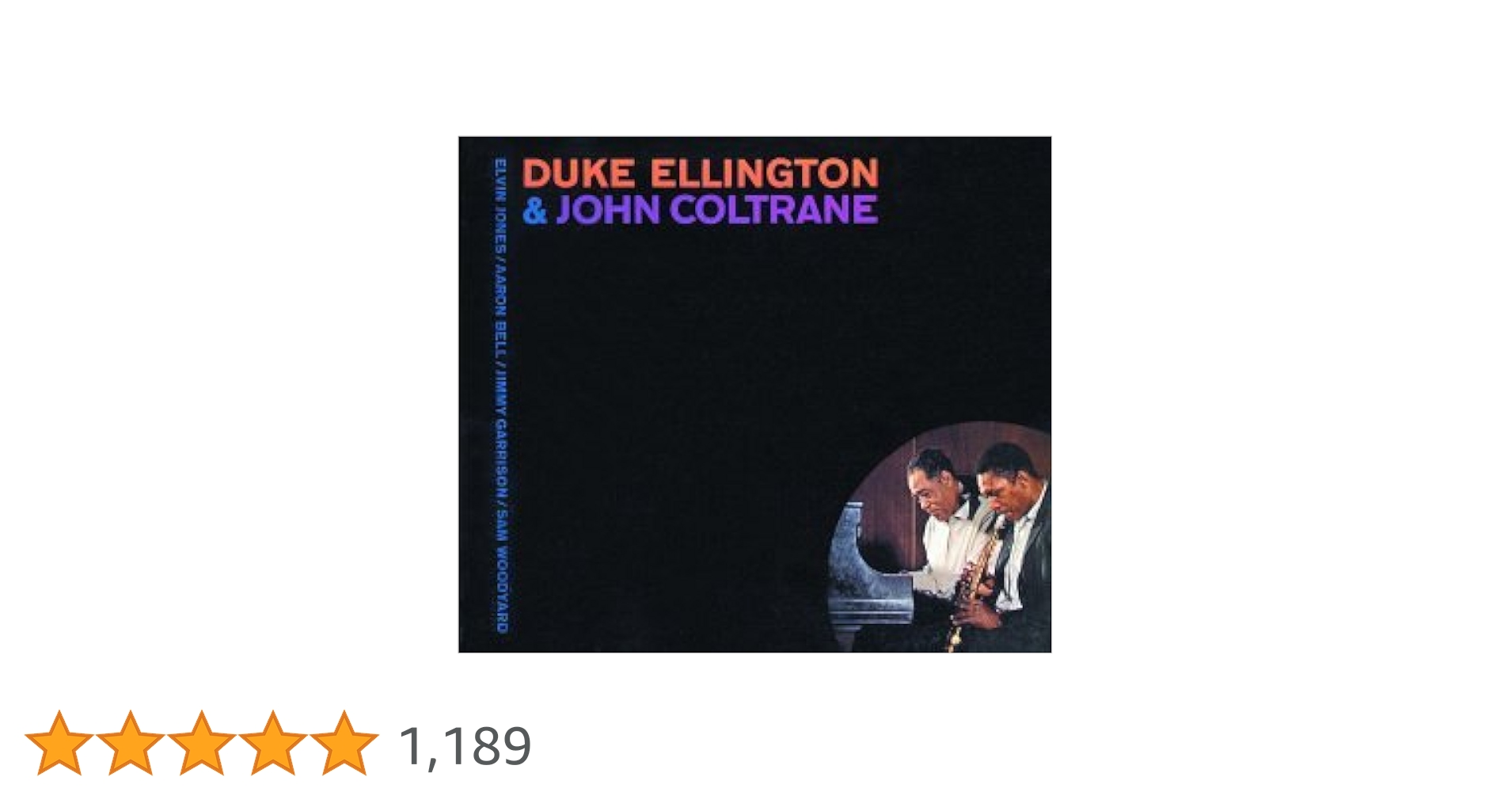 Duke Ellington & John Coltrane レコード Duke Ellington & John Coltrane – Duke Ellington & John