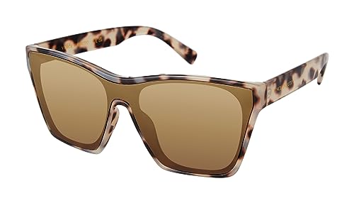Vince Camuto Women's VC1089 Shield 100% UV Protective Square Sunglasses. Luxe Gifts for Her, 140 mm