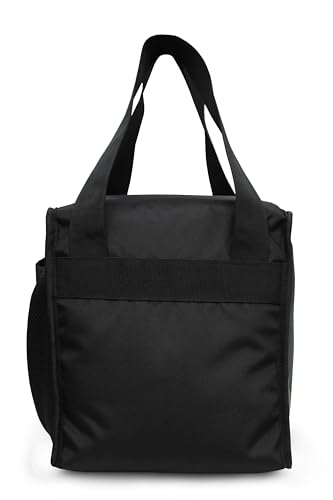 Image of Sfane Insulated Lunch Bag - Compact, Easy Wash, Smooth Zipper & Lightweight - Tote Bag & Container, Tiffin Bag for Men, Women, Adults (Green & Black)