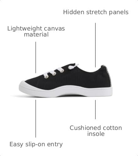 Image of Roxy Women's Bayshore Canvas Slip-on Sneaker