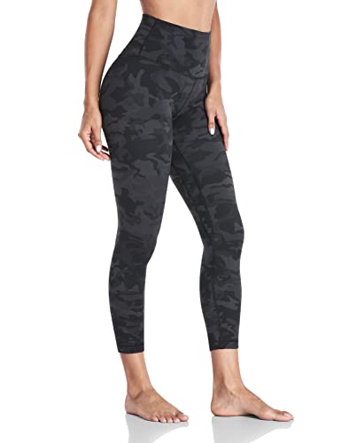 HeyNuts Essential/Pure&Plain 7/8 Leggings, High Waisted Compression Soft Pants Workout Athletic Yoga Pants 25"