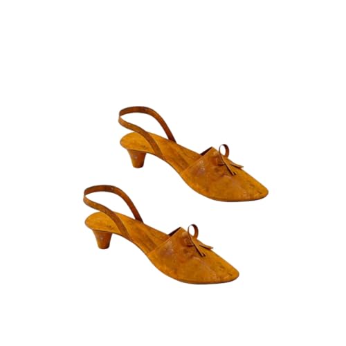 Chaussures vintage à planter marron en bois de jardin décoratives - 2
