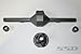SSD RC Wide Diamond Centered Rear Axle for Yeti (Grey)