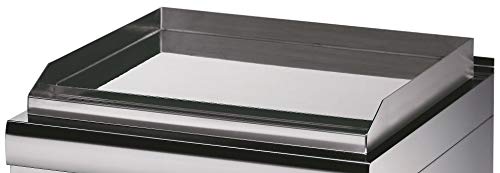 Maxima Gastro Heavy Duty Grillplatte - Glatte Chrom - Einzeleinheit - 70 cm Tief - Gas