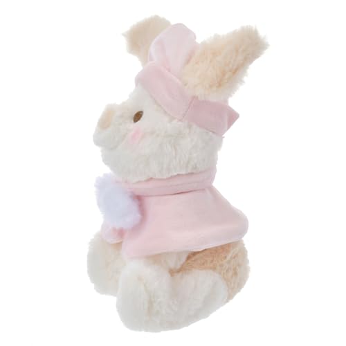 Disney Store Japan Official Piglet Pastel Small Soft Toy, Cute Plush Stuffed Pig in a Pale Pink Winter Hat & Outfit, 20cm / 8" - Image 2