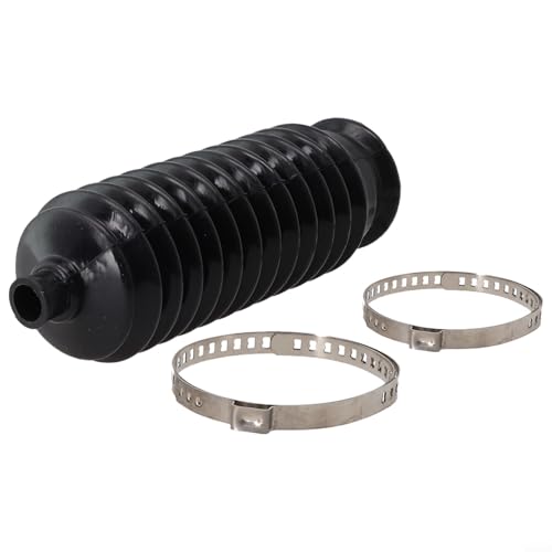 Bulevisiter Kit de maletero de fuelle de piñón y cremallera de dirección de silicona, color negro para piezas de coche y camión de transmisión