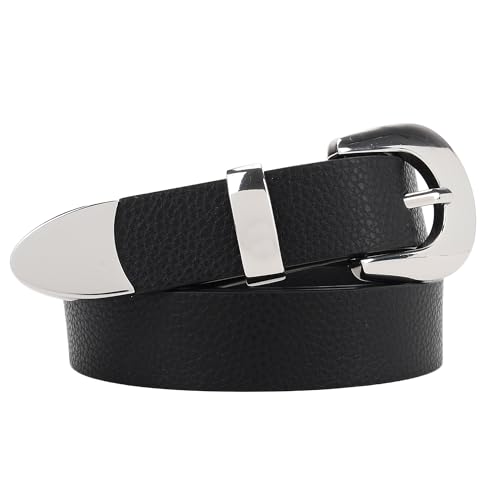 Genuine Leather Belts for Women, Fashion Womens Belts for Jeans Pants, Work Casual Trendy Womens Belt