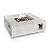 SereneLife Propane Gas Fire Pit Table - 40,000 BTU Square Outdoor Firepit with Cover, Lava Rock, and Adjustable Flame Height
