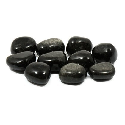CrystalAge Sheen Obsidian Tumble Stone (20-25mm) - Pack of 10