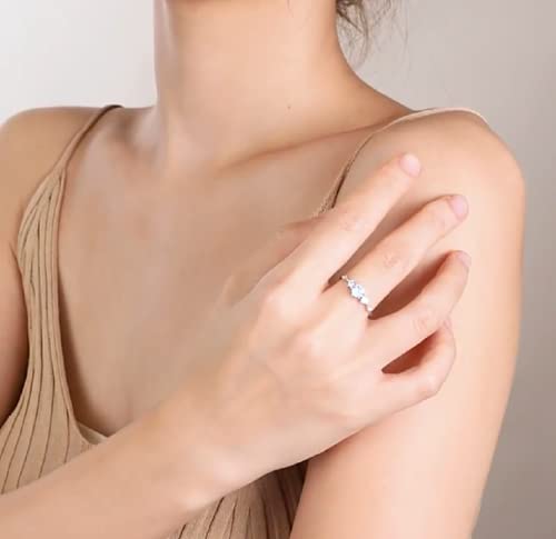 Sterling Silver Halo Cubic Zirconia Ring