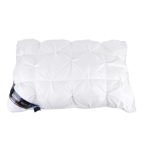 Almohada de fibra poliéster y plumón 20.5 cm cómoda