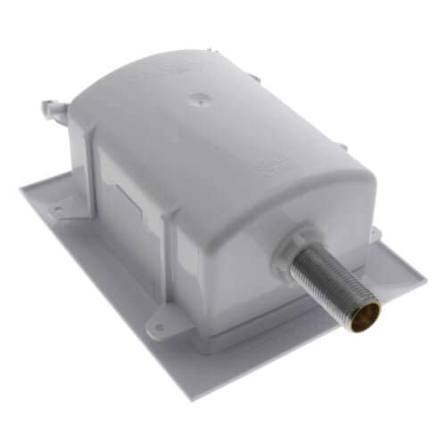Ox Box Toilet/Dishwasher Outlet Box w/Mini-Rester Water Hammer Arrester - 1/2" MIP/Sweat
