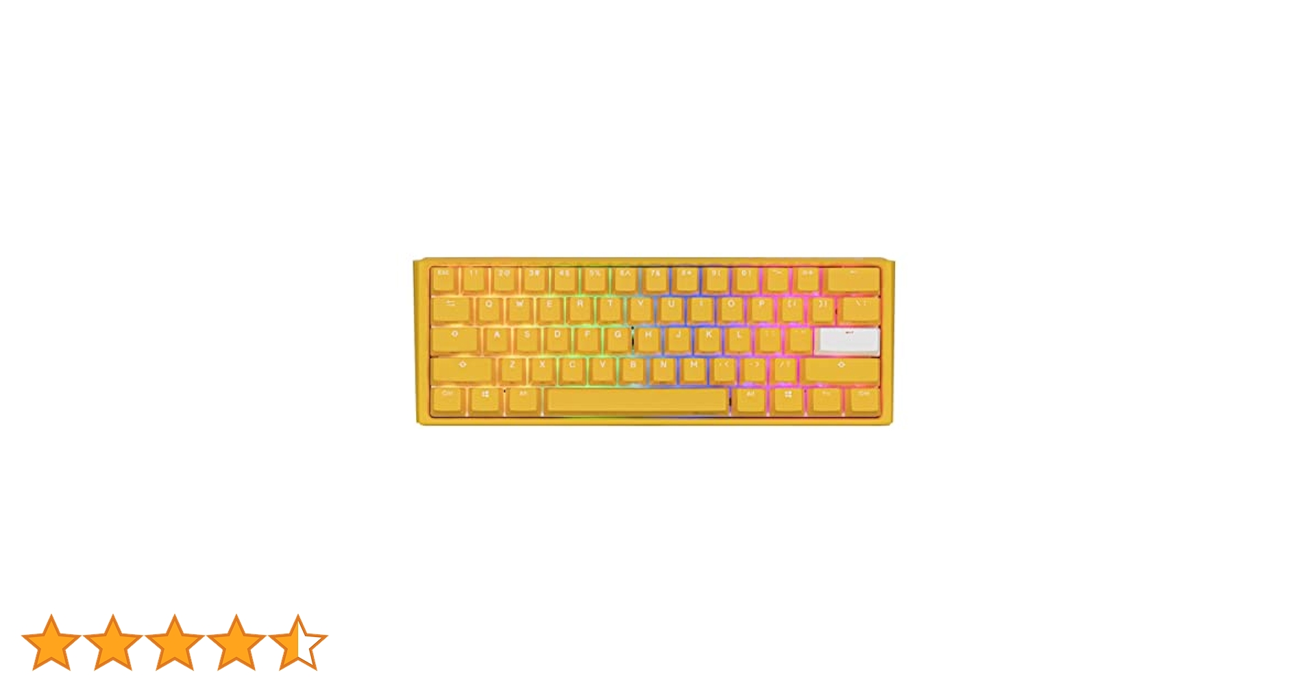 【値下げ】ducky one 3 mini 60% yellow メカニカル Ducky One 3 メカニカルキーボード US配列 フルサイズ Yellow