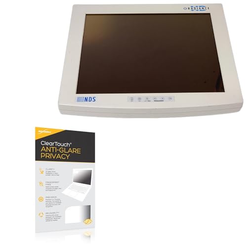BoxWave Screen Protector Compatible With NDSsi Radiance SXGA Surgical LCD Monitor (19 in) - ClearTouch Anti-Glare Privacy (2-Pack), Privacy Screen Protector Flexible Film Anti-Glare