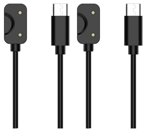 2Pack USB C Cables Intended for Samsung Galaxy Fit 3 Watch Accessories Charging Stand 3.3Ft USB Watch Charger