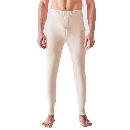 97.1% Cashmere Base Layer Bottom Pants Mens Womens Thermal Underwear Long Johns Thermal Leggings Trousers Unisex