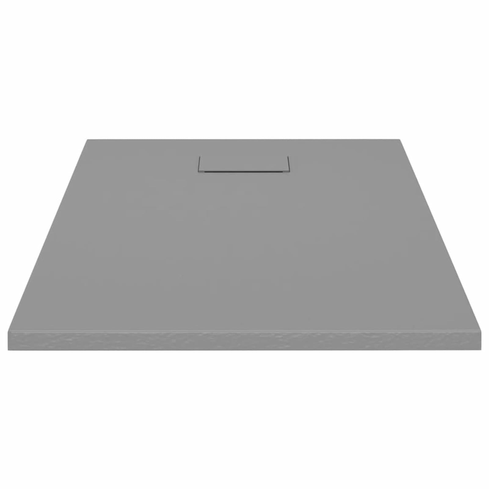 ARKEM Plato de Ducha SMC Gris 100x70 cm Plato Duchas Mampara De Ducha Abatible