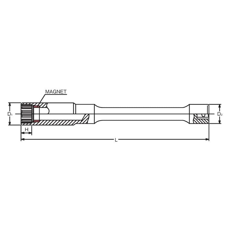 LLAVE BUJIA C/IMAN 3305P-250