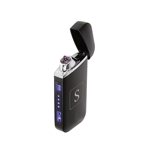 Encendedor Eléctrico Recargable USB Negro miniatura 1