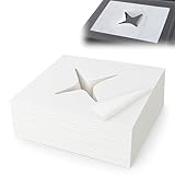 GWAEPU Einweg Nasenschlitztücher Massageliege 600 Stück: Weiche Vliesstoff Kopfauflagen 40x40cm für Massagetisch und Kosmetikbank für Therapeuten und Kosmetikerinnen zur hygienischen Kundenbetreuung