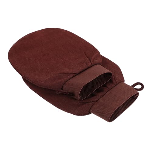 FRCOLOR 2Pcs Exfoliating Mitts Deep Cleansing Bath Gloves for Body Scrubbing Comfortable Rayon Material for Home and Hotel Use Reusable Design for Dead Skin Removal