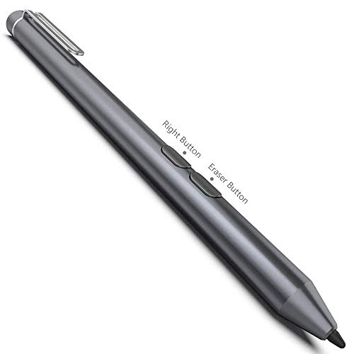 Stylus Pens for Touch Screen,Sur-face Pen with AAAA Batteries and 4 Replacement Tips, 500hrs Continuous Using, Compatible with Sur-face Pro/Go/Book/Laptop/Studio