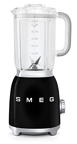 Smeg BLF01BLUK 50's Style 800W 1.5 Litres 4 Settings Retro Blender in Black