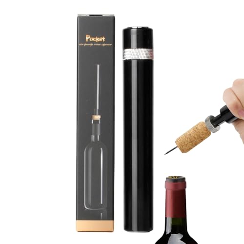 Abrebotellas de vino - Herramienta de extracción con aguja - Sacacorchos a presión de aire,Para uso en el hogar Bar al aire libre Picnic Hotel Cena Vacaciones Reunión Evento De