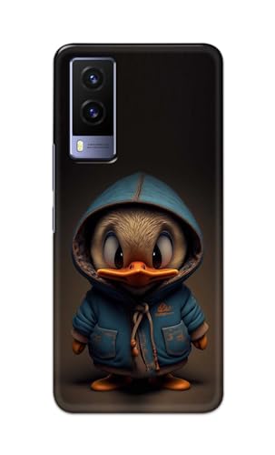 Image of PRINTFIDAA Printed Hard Back Cover Case for Vivo V21e 5G Back Cover (Animated Duck) -112