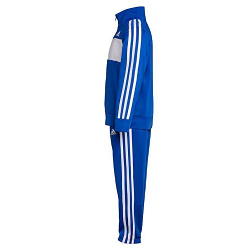 adidas Boys' Little Tricot Jacket & Pant Clothing Set, Essential Tricot Brite Blue, 12 Months (AG6443N)4