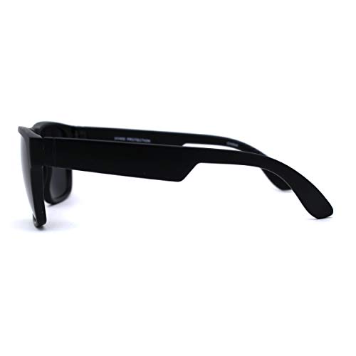 SA106 Mens 90s Hipster Rectangle Horn Rim Dapper Plastic Sunglasses3