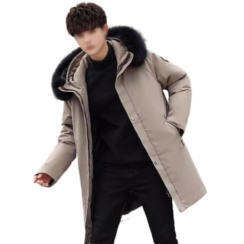 JSEIAJB Down Jacket Male In Winter Long Money Add Thick Youth White Duck Down Trend Casual Coat2